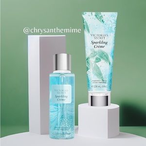 NEW SET - VICTORIA'S SECRET SPARKLING CREME